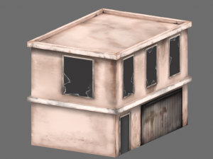abandoned building 02 3D-Modell