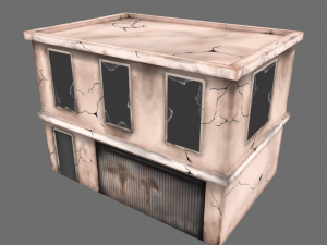 abandoned building 02 3D-Modell
