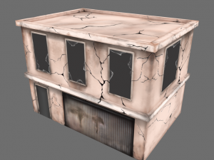 abandoned building 02 3D-Modell