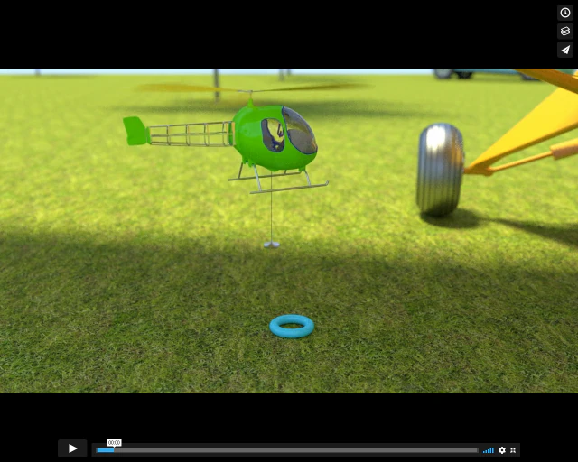 helicopter 3D Model .c4d .max .obj .3ds .fbx .stl .blend 