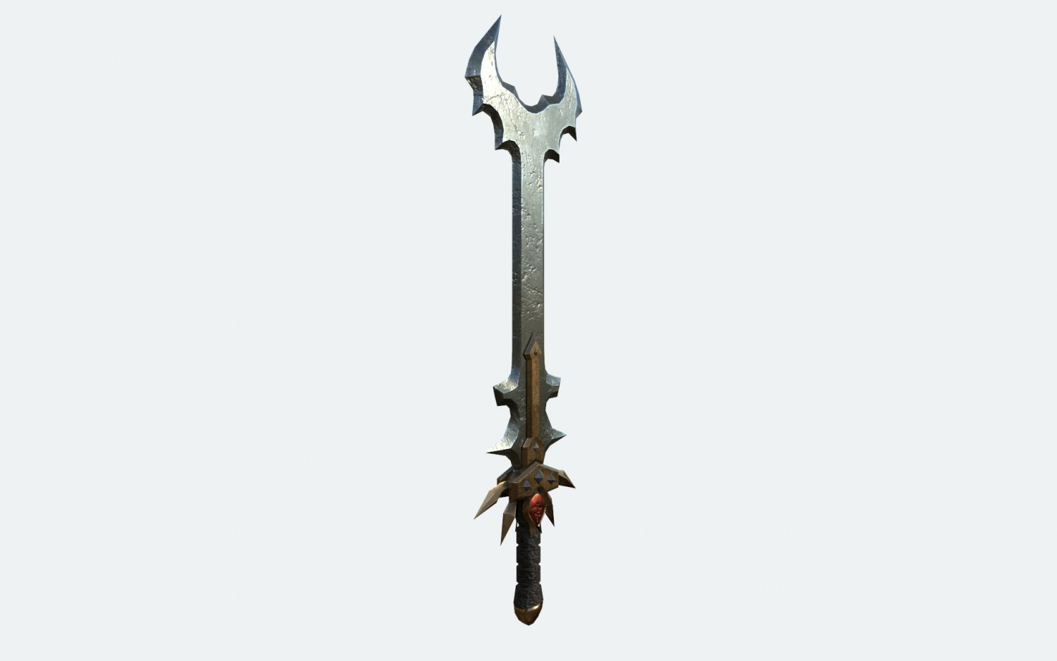 DIGITAL DOWNLOAD Old School Runescape Steel Sword for 3D 