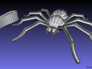 Orb-weaver spider pendant pendant-brooch 3D Принт Модель