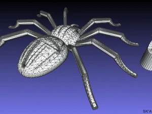 Підвіска Orb-weaver павук підвіска-брошка 3D Принт Модель
