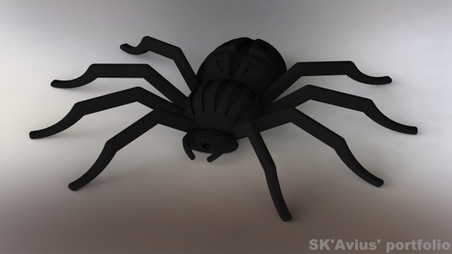Orb-weaver spider pendant pendant-brooch 3D Принт Модель .c4d .max .obj .3ds .fbx .stl .blend 