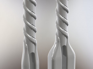 Apple cable protectors with double spiral 3D 打印模型