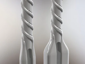 Apple cable protectors with double spiral 3D Print Model