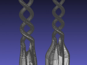 Apple cable protectors with double spiral 3D 打印模型