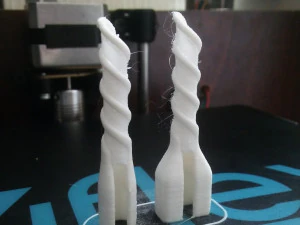 Apple cable protectors with double spiral 3D Print Model