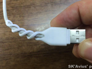 Apple cable protectors with double spiral 3D Print Model