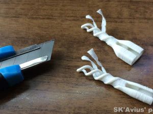 Apple cable protectors with double spiral 3D Print Model