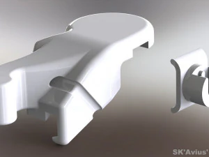 Ремкомплект засувки багажника Volkswagen 3D Принт Модель