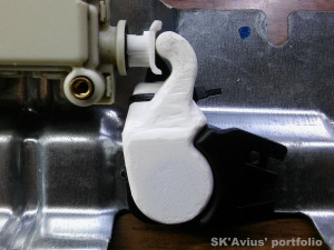 Volkswagen trunk latch repair kit 3D-Druckmodell