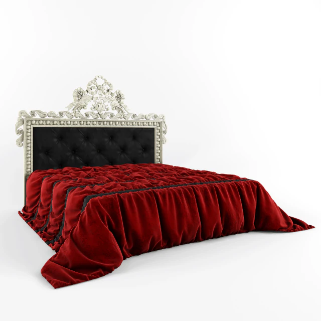 classic bed 3D Model .c4d .max .obj .3ds .fbx .stl .blend 