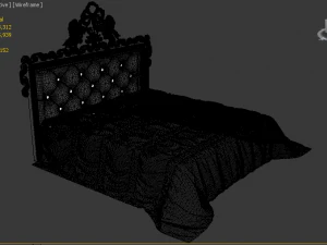 classic bed 3D Model