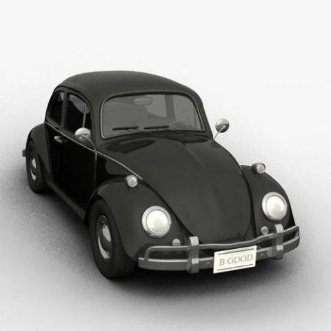 volkswagen beetle 3D Model .c4d .max .obj .3ds .fbx .stl .blend 
