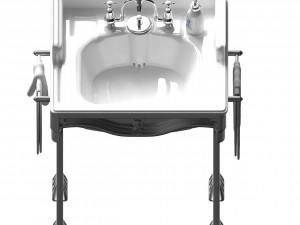 wash basin and pedestal classic Modelo 3D