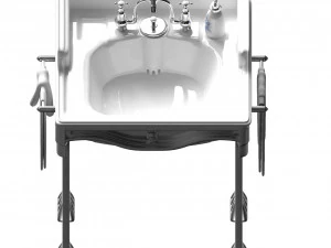 wash basin and pedestal classic 3D Model