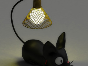 cat lamp 3D Model
