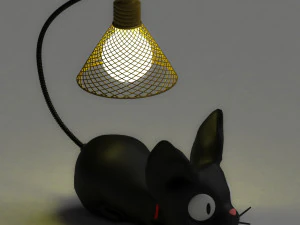 cat lamp 3D Model