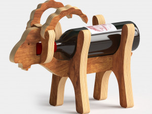 wine stand goat 3D Model