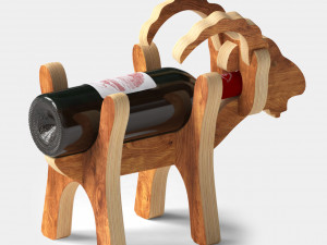 wine stand goat Modelo 3D