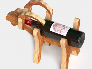 wine stand goat Modelo 3D
