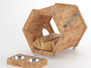pet house industrial craft loft 3D Модель