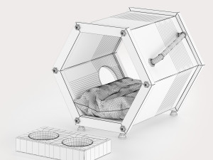 pet house industrial craft loft 3D Модель