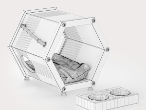 pet house industrial craft loft 3D Модель