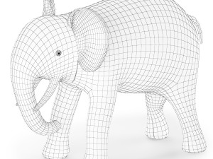 interior toy elephant 3D 모델