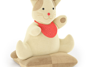 interior toy cat on a pillow 3D Модель