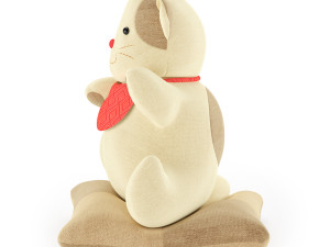 interior toy cat on a pillow 3D Модель
