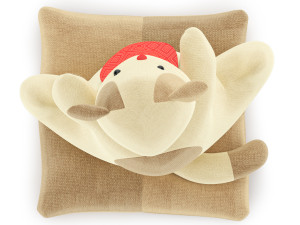 interior toy cat on a pillow 3D Модель