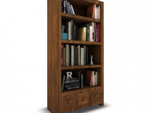 bookshelf2 vr ar game ready 3Dモデル