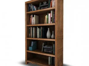 bookshelf1 vr ar game ready 3D Model