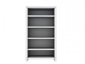 bookshelf1 vr ar game ready Modèle 3D