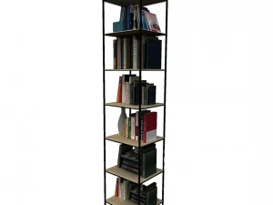 bookshelf 03 vr ar game ready 3D Model