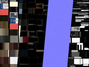 bookshelf 03 vr ar game ready 3D Model