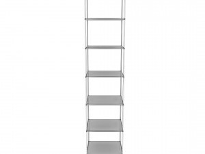 bookshelf 03 vr ar game ready 3D Model