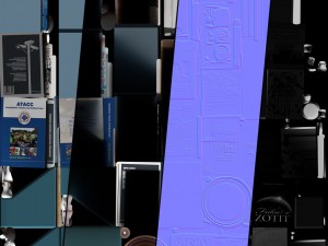 chest of drawer1 vr ar game ready 3D 模型