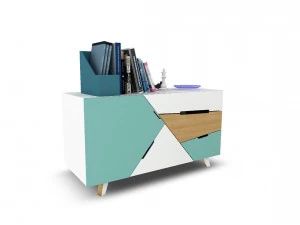 chest of drawer2 vr ar game ready 3D Model