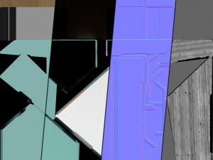 chest of drawer2 vr ar game ready 3D मॉडल