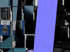 chest of drawer2 vr ar game ready 3D Model