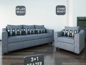 Gioco Sofa01 VR AR pronto Modello 3D