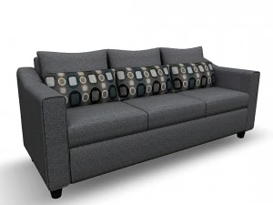 sofa01 vr ar game ready 3D Model