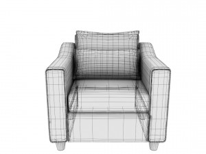 sofa01 vr ar game ready 3D मॉडल