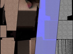 sofa02 vr ar game ready Modelo 3D