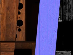 dining table01 vr ar game ready Model 3D