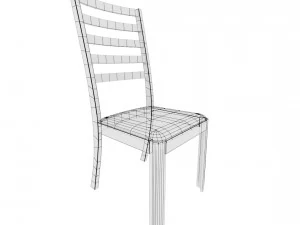 dining table01 vr ar game ready 3D Model