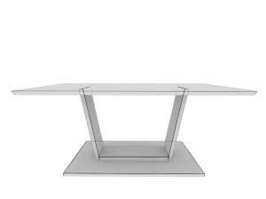 dining table01 vr ar game ready 3D Model